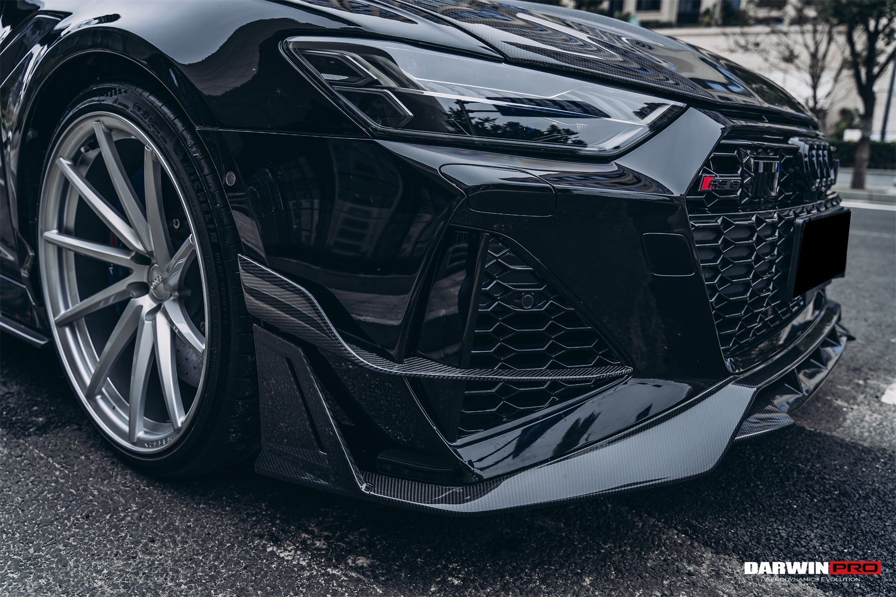 Borde delantero de alto rendimiento DarwinPRO 2019-2025 para Audi RS6 Avant C8 y RS7 C8 Quattro IMP