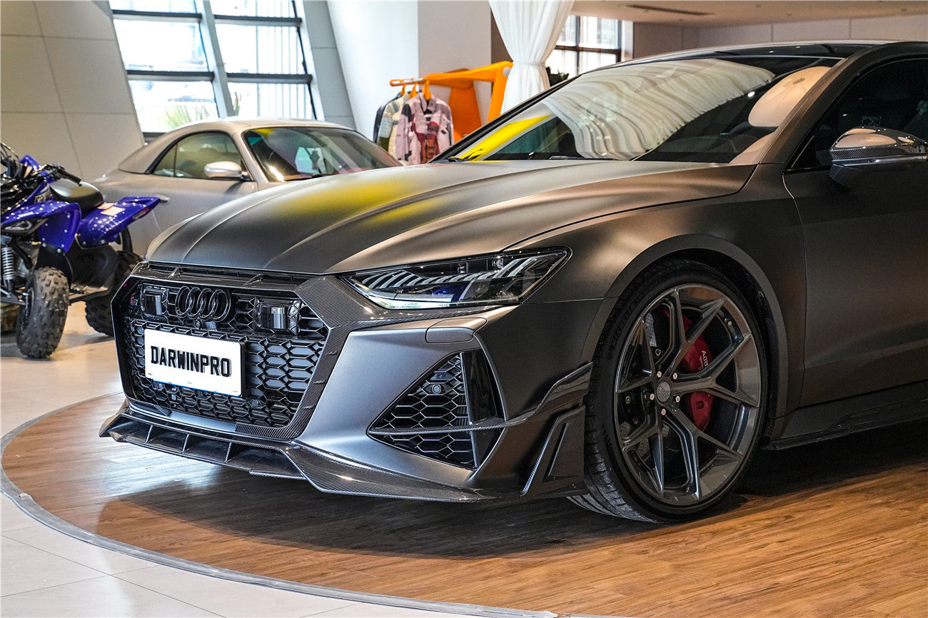 Parachoques delantero de alto rendimiento DarwinPRO 2019-2025 para Audi RS6 Avant C8 y RS7 C8 Quattro IMP