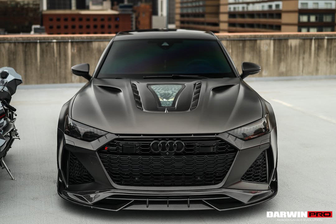 Borde delantero de alto rendimiento DarwinPRO 2019-2025 para Audi RS6 Avant C8 y RS7 Quattro IMP