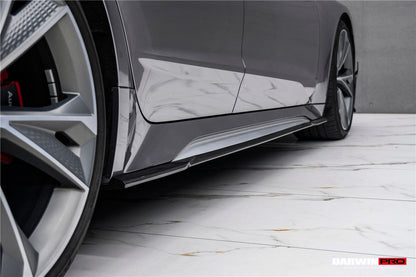 DarwinPRO 2019-2025 Audi RS6 Avant C8 & RS7 C8 Quattro IMP Performance Ver.2 Side Skirts Under Board