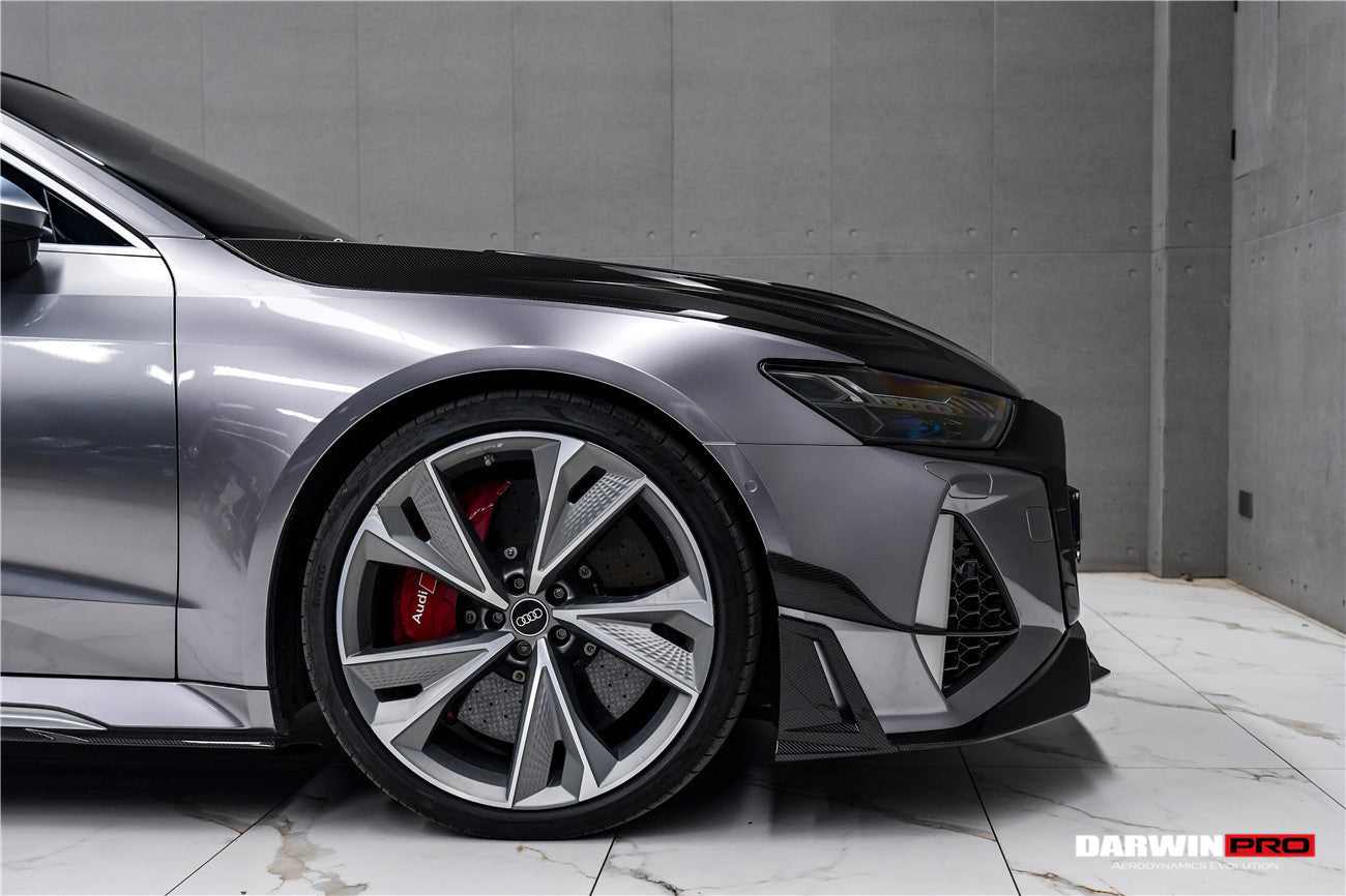 Parachoques delantero de alto rendimiento DarwinPRO 2019-2025 para Audi RS6 Avant C8 y RS7 C8 Quattro IMP