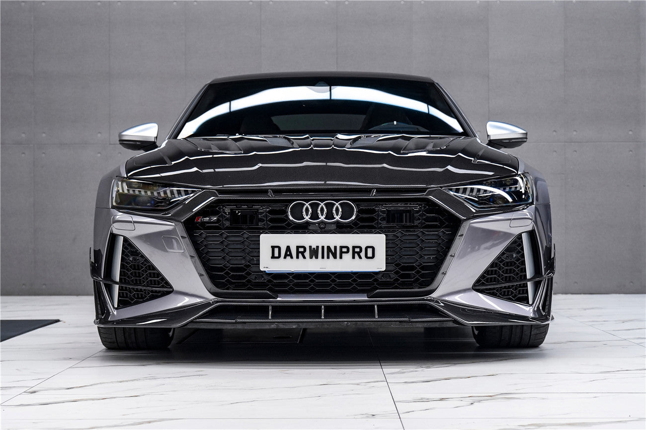 Borde delantero de alto rendimiento DarwinPRO 2019-2025 para Audi RS6 Avant C8 y RS7 C8 Quattro IMP