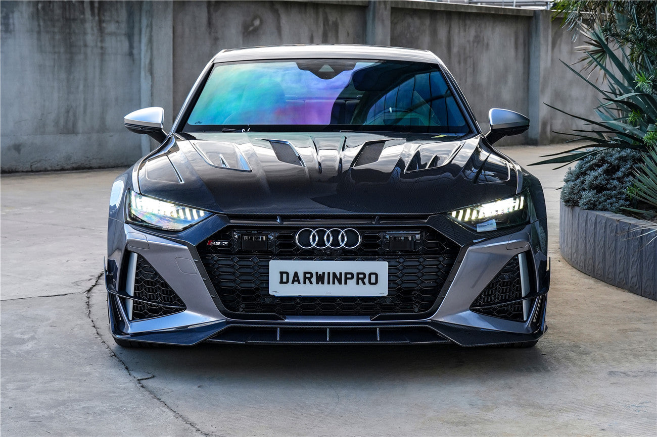 Borde delantero de alto rendimiento DarwinPRO 2019-2025 para Audi RS6 Avant C8 y RS7 C8 Quattro IMP