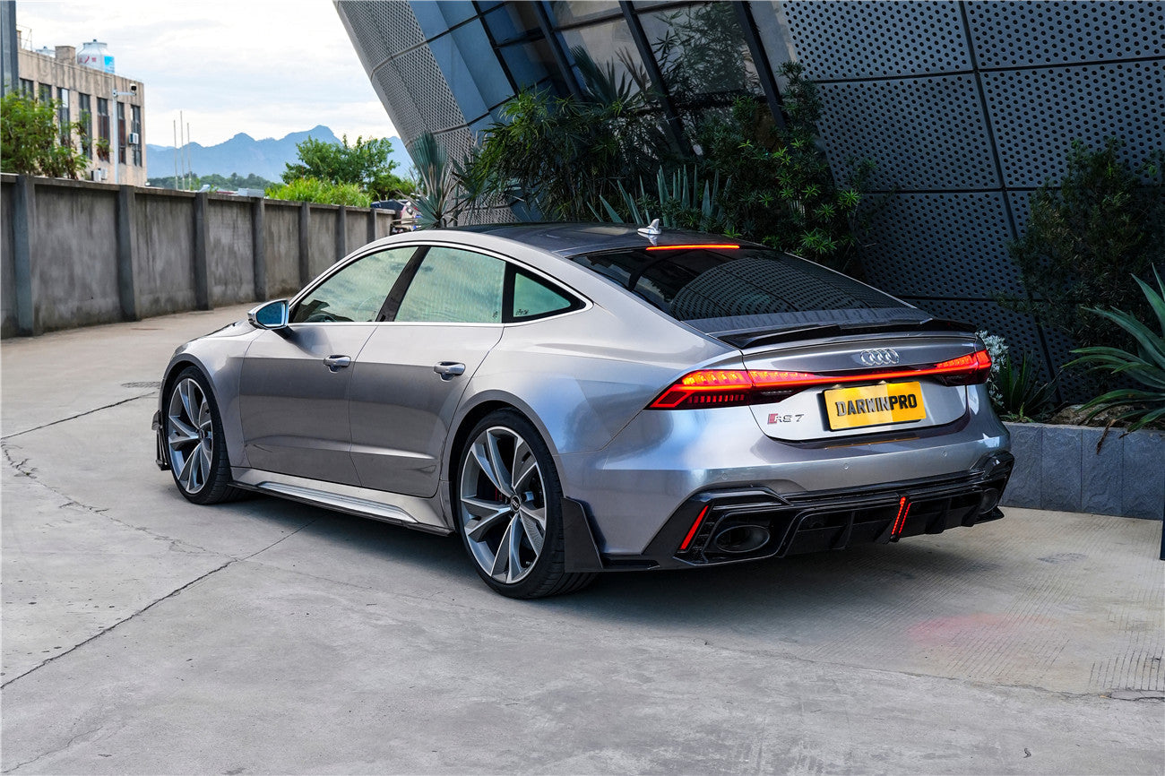 DarwinPRO 2019-2025 Audi RS6 Avant C8 & RS7 C8 Quattro IMP Performance Ver.2 Side Skirts Under Board