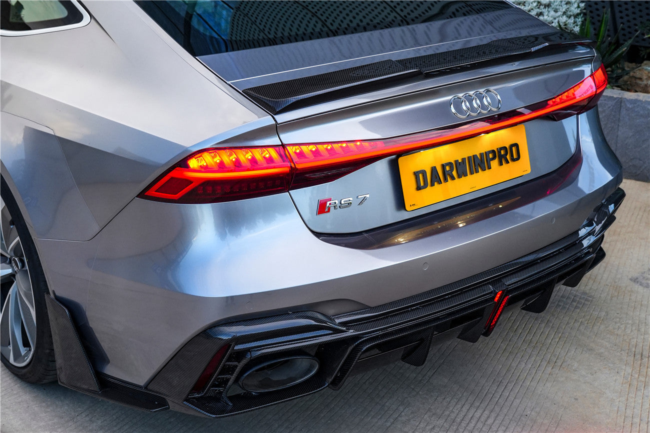 DarwinPRO 2019-2025 Audi RS7 A7 S7 C8 Quattro IMP Performance Ver.2 Trunk Spoiler