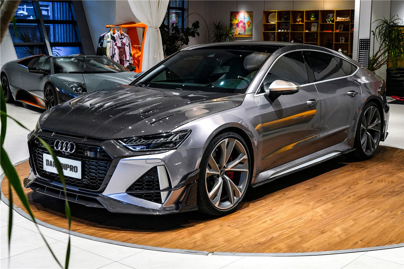 DarwinPRO 2019-2025 Audi RS6 Avant C8 & RS7 C8 Quattro IMP Performance Ver.2 Side Skirts Under Board