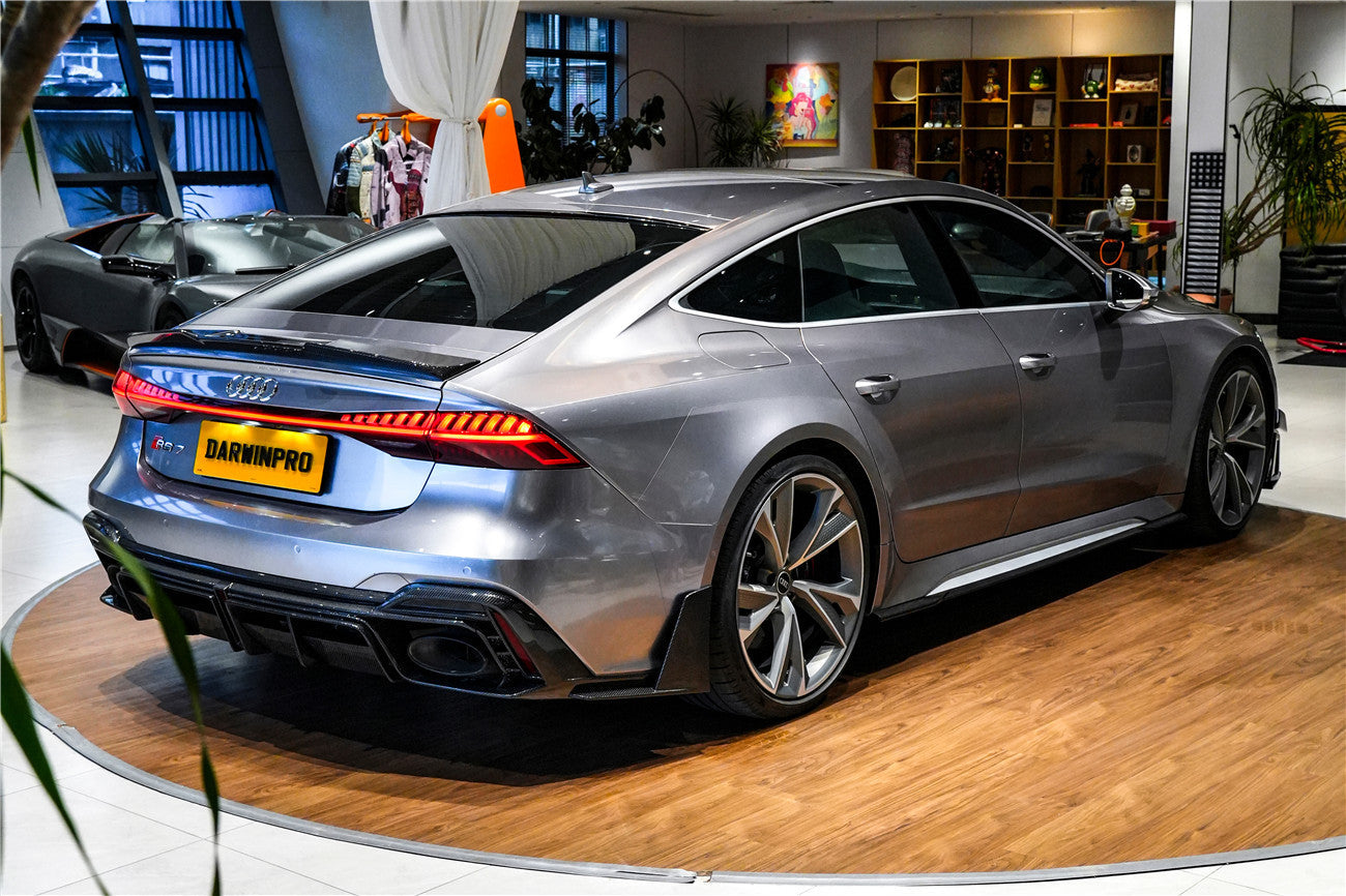 DarwinPRO 2019-2025 Audi RS6 Avant C8 & RS7 C8 Quattro IMP Performance Ver.2 Side Skirts Under Board