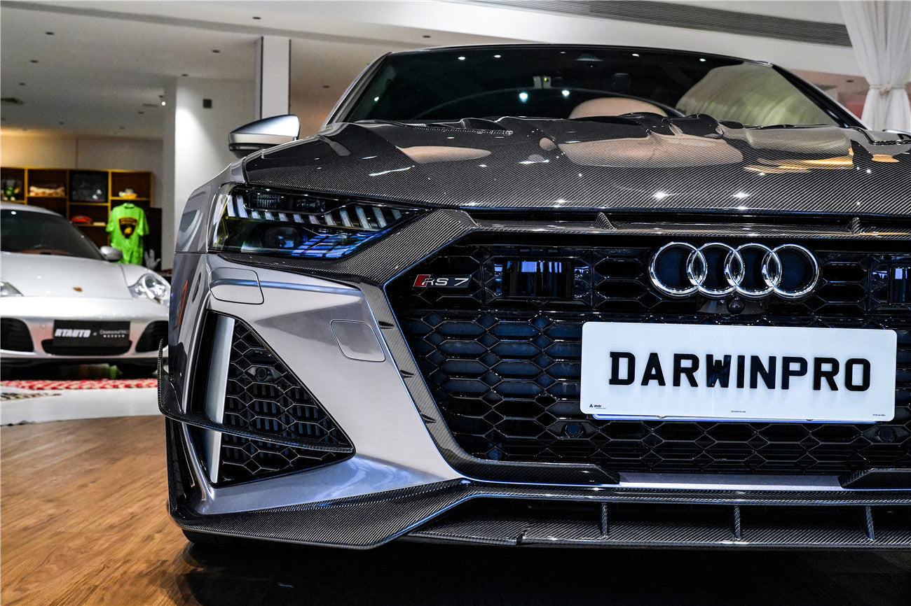 Parachoques delantero de alto rendimiento DarwinPRO 2019-2025 para Audi RS6 Avant C8 y RS7 C8 Quattro IMP