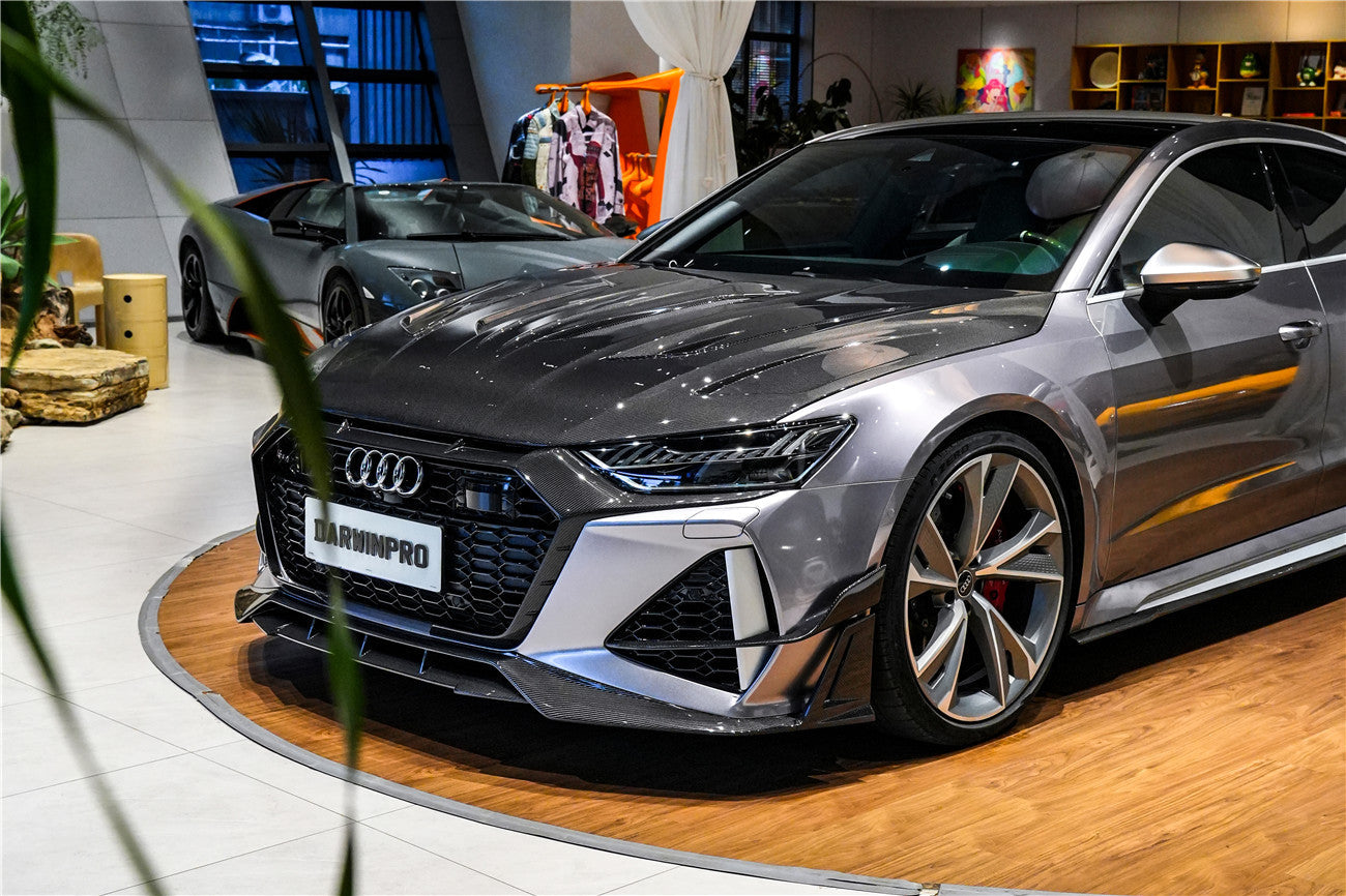 Parachoques delantero de alto rendimiento DarwinPRO 2019-2025 para Audi RS6 Avant C8 y RS7 C8 Quattro IMP