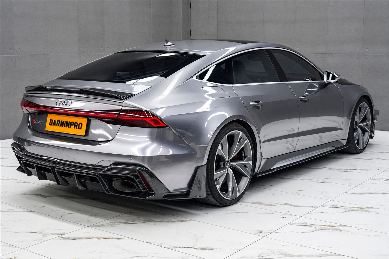 DarwinPRO 2019-2025 Audi RS6 Avant C8 & RS7 C8 Quattro IMP Performance Ver.2 Side Skirts Under Board
