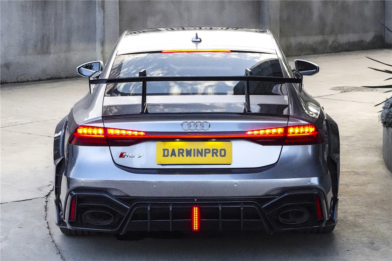 DarwinPRO 2019-2025 Audi RS6 Avant C8 RS7 C8 Quattro IMP Design Rear Diffuser