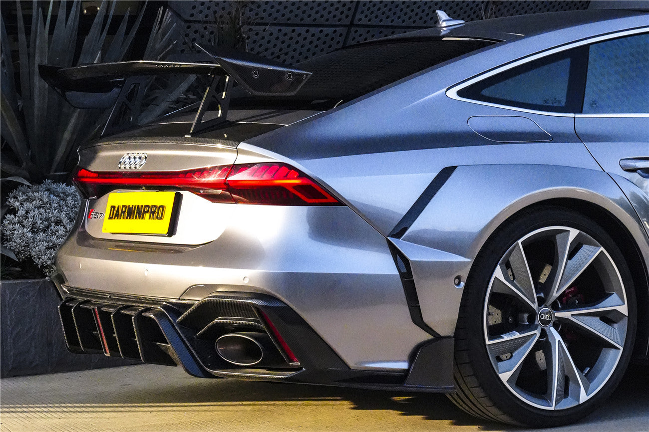 DarwinPRO 2019-2025 Audi RS6 Avant C8 RS7 C8 Quattro IMP Design Rear Diffuser