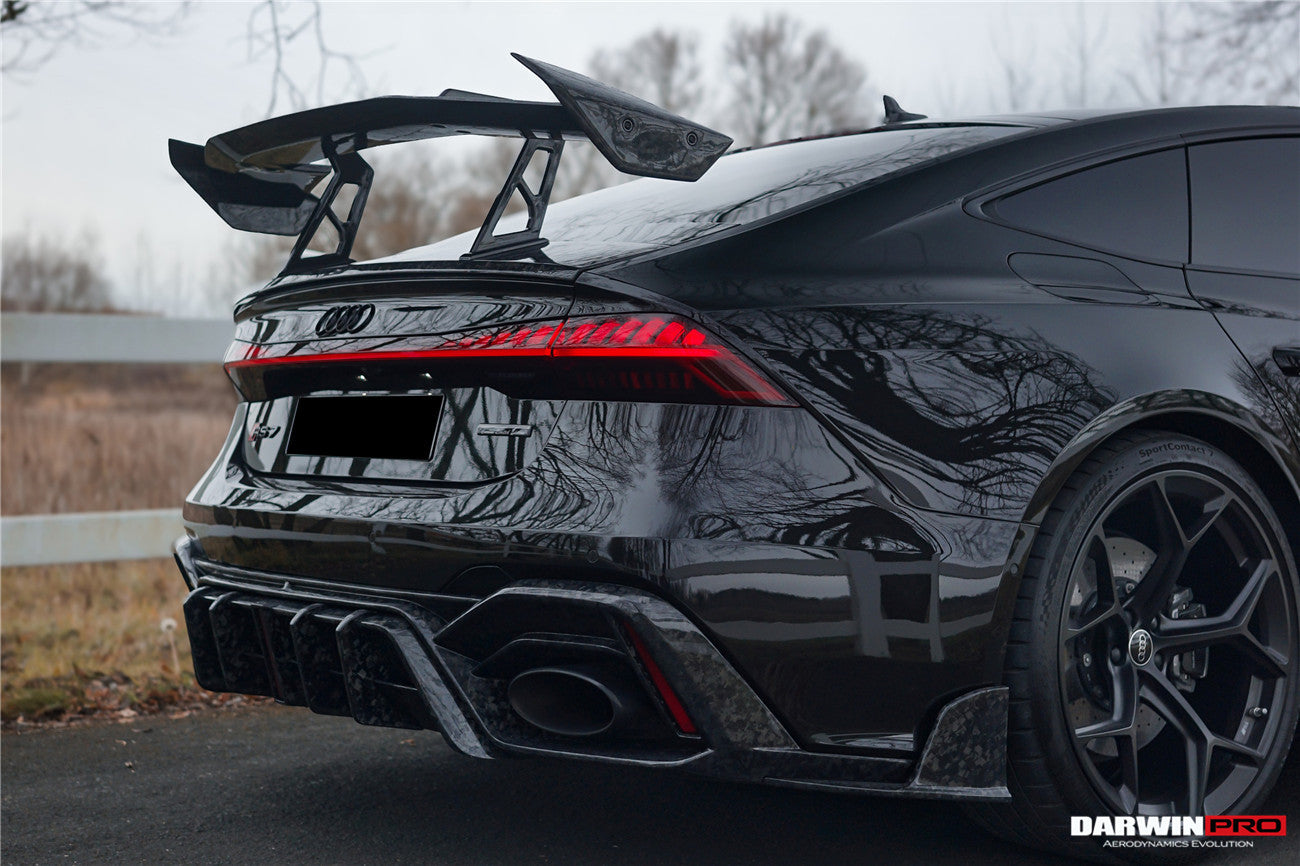 DarwinPRO 2019-2025 Audi RS6 Avant C8 RS7 C8 Quattro IMP Design Rear Diffuser