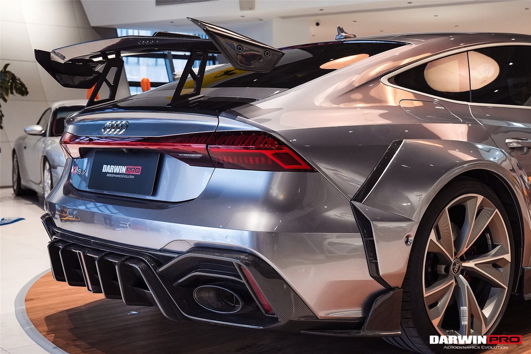 DarwinPRO 2019-2025 Audi RS6 Avant C8 RS7 C8 Quattro IMP Design Rear Diffuser