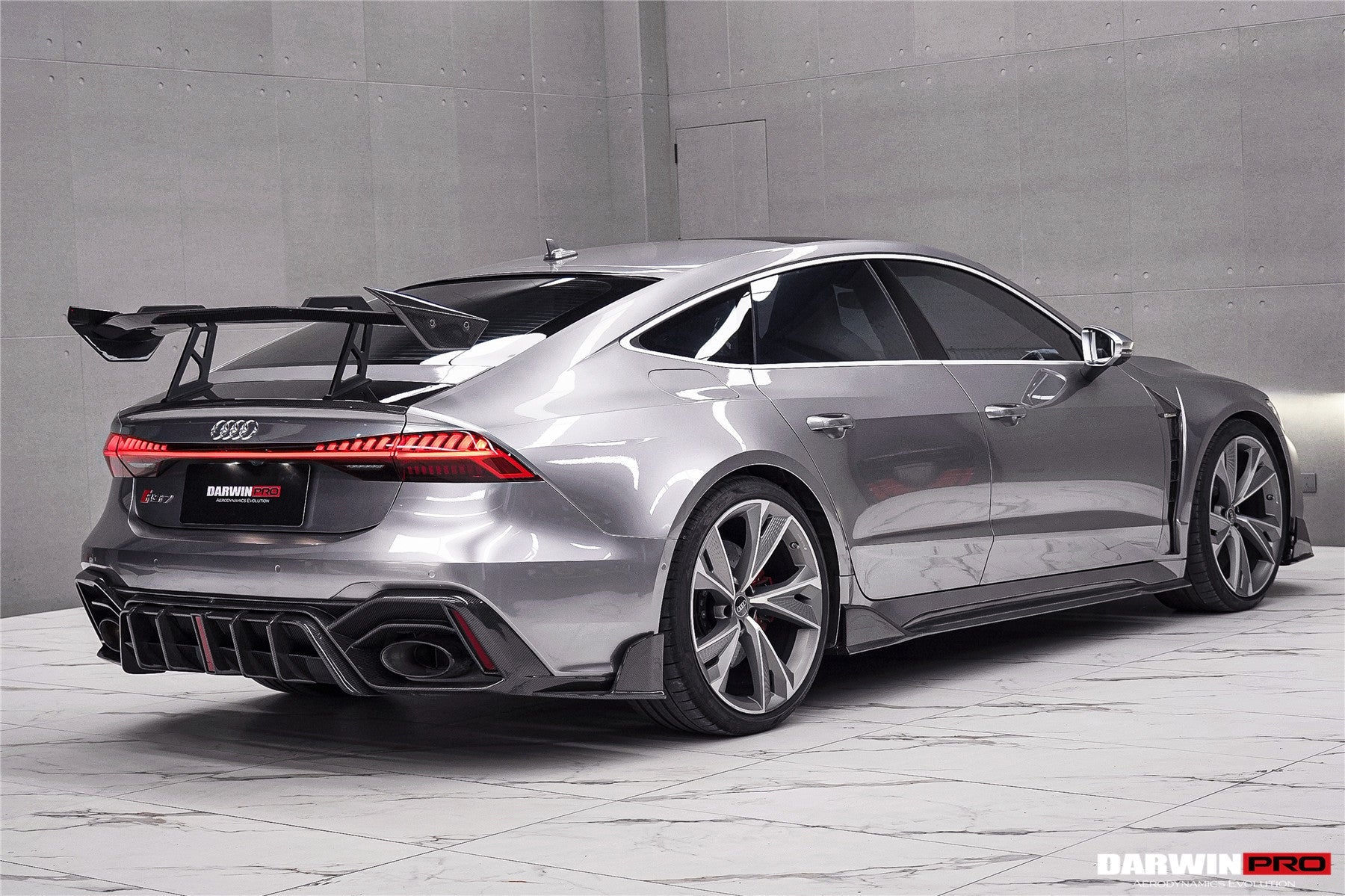 Faldones laterales DarwinPRO 2019-2025 para Audi RS6 Avant C8 y RS7 C8 Quattro IMP Design