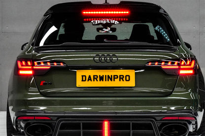 Alerón de maletero de fibra de carbono estilo DarwinPRO para Audi S4 Avant B9 B9.5 BKSS 2017-2025