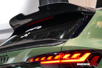 DarwinPRO 2017-2025 Audi S4 Avant  B9 B9.5 BKSS Style Carbon Fiber Roof Spoiler