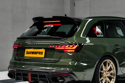 Alerón de maletero de fibra de carbono estilo DarwinPRO para Audi S4 Avant B9 B9.5 BKSS 2017-2025