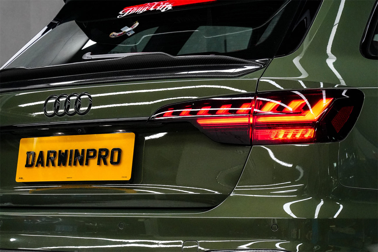Alerón de maletero de fibra de carbono estilo DarwinPRO para Audi S4 Avant B9 B9.5 BKSS 2017-2025