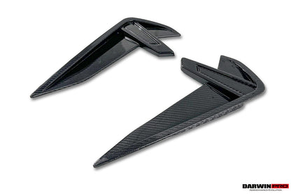 DarwinPRO 2019-2025 BMW M8 F91 F92 F93 AD Style Autoclave Carbon Fiber Front Fender Vent Trims