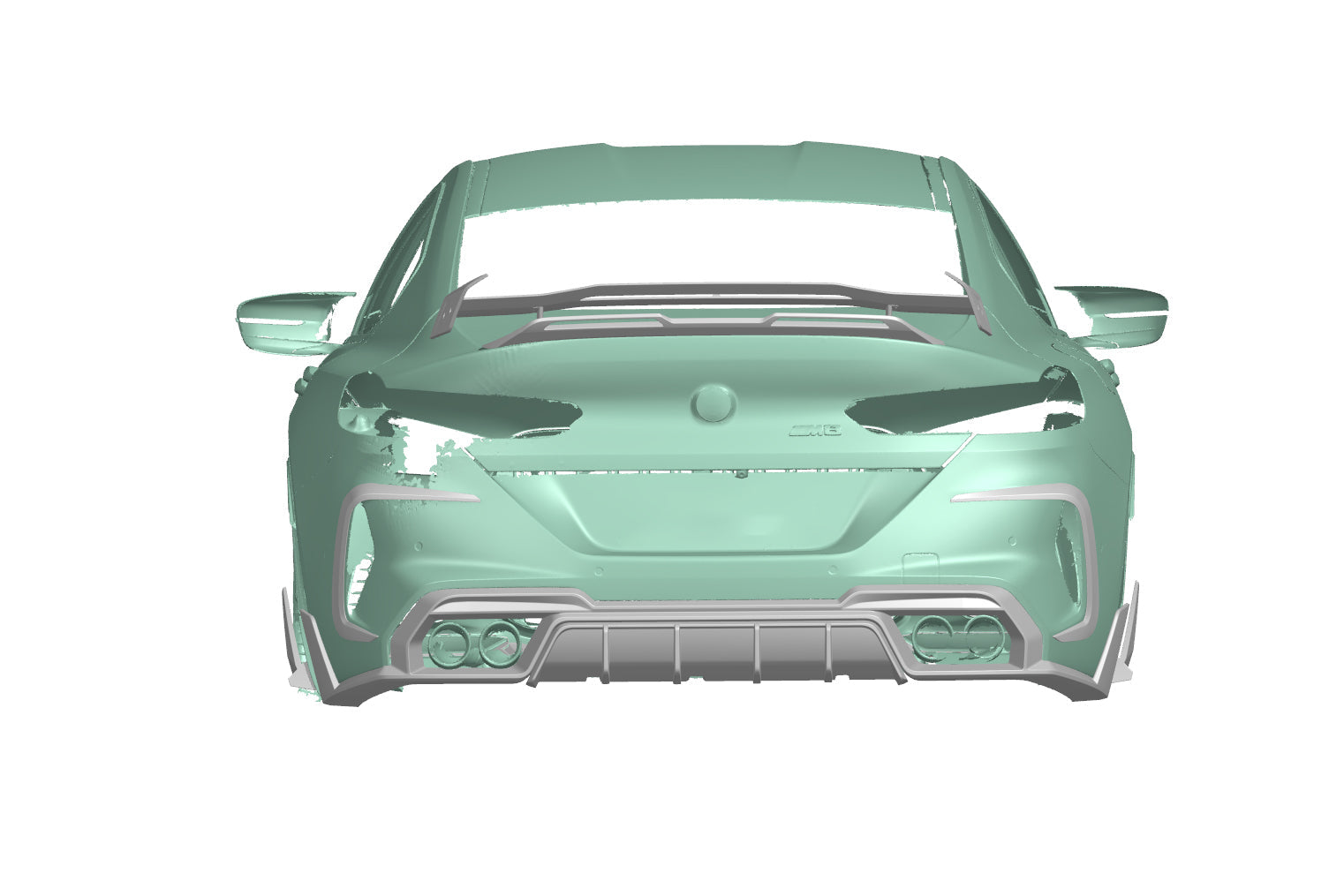DarwinPRO 2019-2025 BMW M8 F93 8 Series G16 AD Style Autoclave Carbon Fiber Trunk Wing