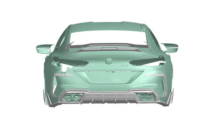 Alerón de maletero DarwinPRO de fibra de carbono estilo autoclave para BMW M8 F93 Serie 8 G16 AD (2019-2025)