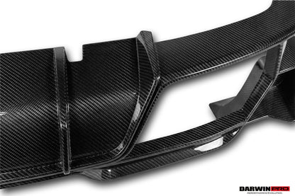 DarwinPRO 2019-2025 BMW M8 F91 F92 F93 AD Style Autoclave Carbon Fiber Rear Diffuser