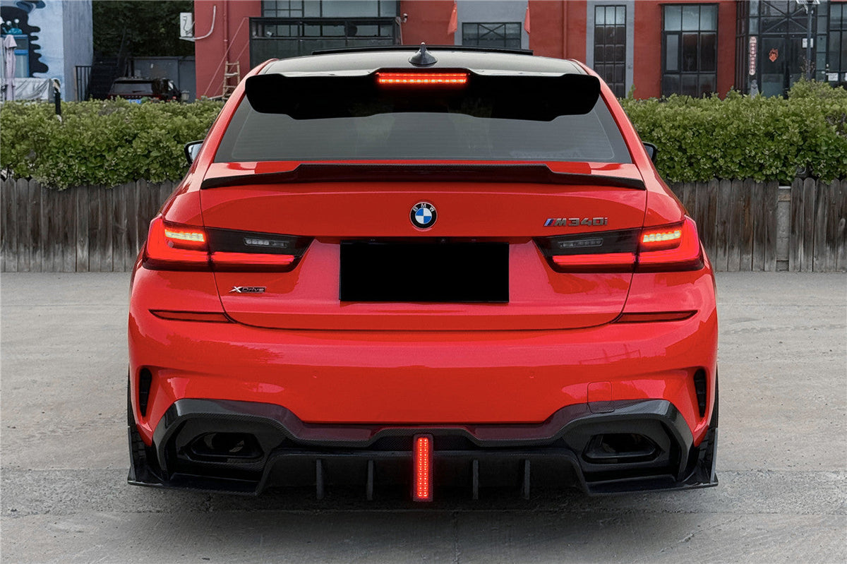 DarwinPRO 2019-2022 BMW 3 Series G20  G28 BKSS Style Carbon Fiber Rear Diffuser