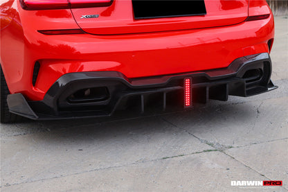 DarwinPRO 2019-2022 BMW 3 Series G20  G28 BKSS Style Carbon Fiber Rear Diffuser