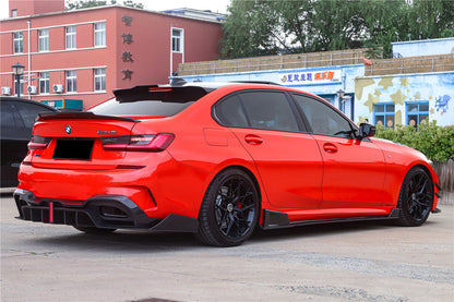 DarwinPRO 2019-2022 BMW 3 Series G20 BKSS Style Carbon Fiber Side Skirts Under Board