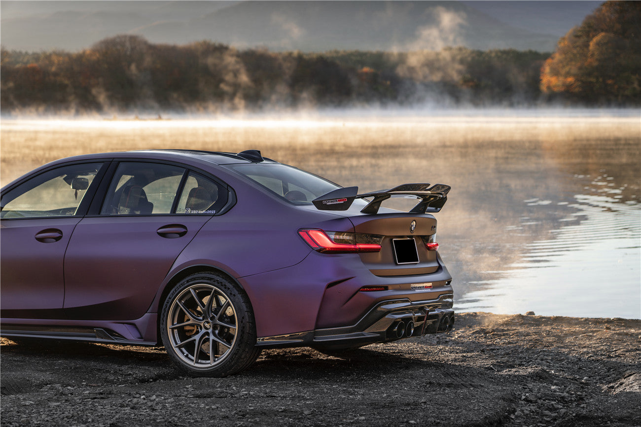 Alerón de maletero de fibra de carbono DarwinPRO para BMW M3 G80 G20 BKSSII (2021 en adelante)