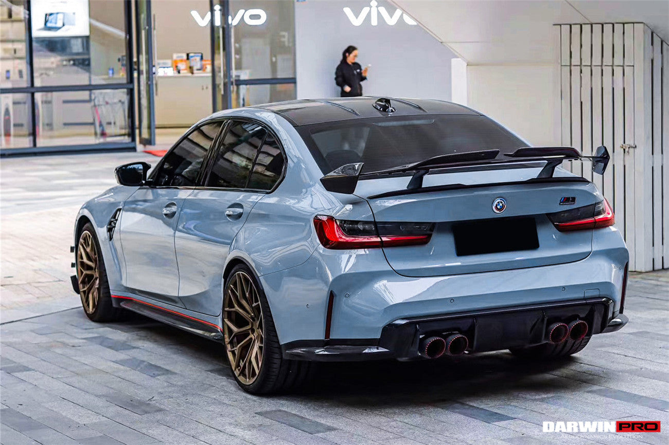 Alerón de maletero de fibra de carbono DarwinPRO para BMW M3 G80 G20 BKSSII (2021 en adelante)