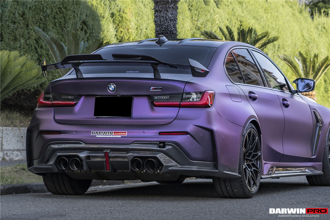 Alerón de maletero de fibra de carbono DarwinPRO para BMW M3 G80 G20 BKSSII (2021 en adelante)