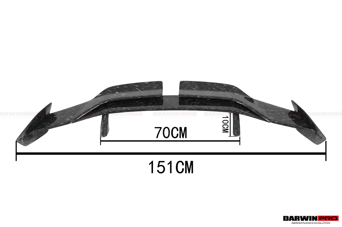 Alerón de maletero de fibra de carbono DarwinPRO para BMW M3 G80 G20 BKSSII (2021 en adelante)