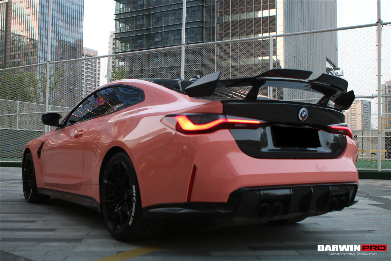 DarwinPRO 2021-UP BMW M4 G82 4 Series G22 BKSSII Style Carbon Fiber Trunk Spoiler