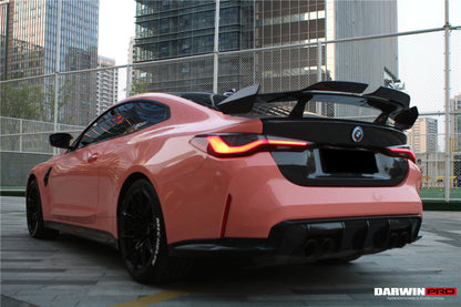 DarwinPRO 2021-UP BMW M4 G82 4 Series G22 BKSSII Style Carbon Fiber Trunk Spoiler