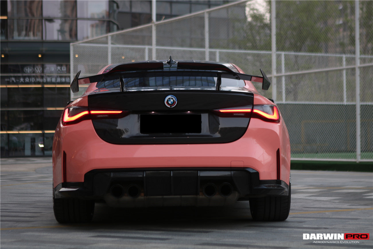 DarwinPRO 2021-UP BMW M4 G82 4 Series G22 BKSSII Style Carbon Fiber Trunk Spoiler