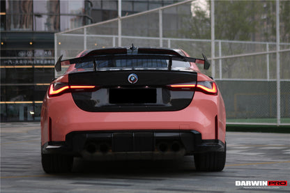 DarwinPRO 2021-UP BMW M4 G82 4 Series G22 BKSSII Style Carbon Fiber Trunk Spoiler