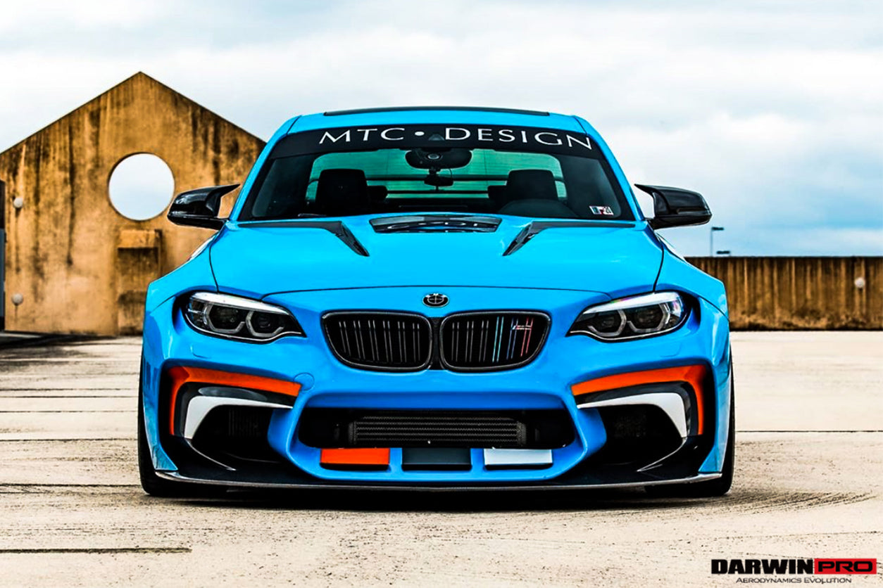 DarwinPRO 2014-2019 BMW 2 Series F22 VR Style Partial Carbon Fiber Wide Body Full Body Kit
