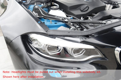 DarwinPRO 2014-2019 BMW 2 Series F22 VR Style Partial Carbon Fiber Wide Body Full Body Kit