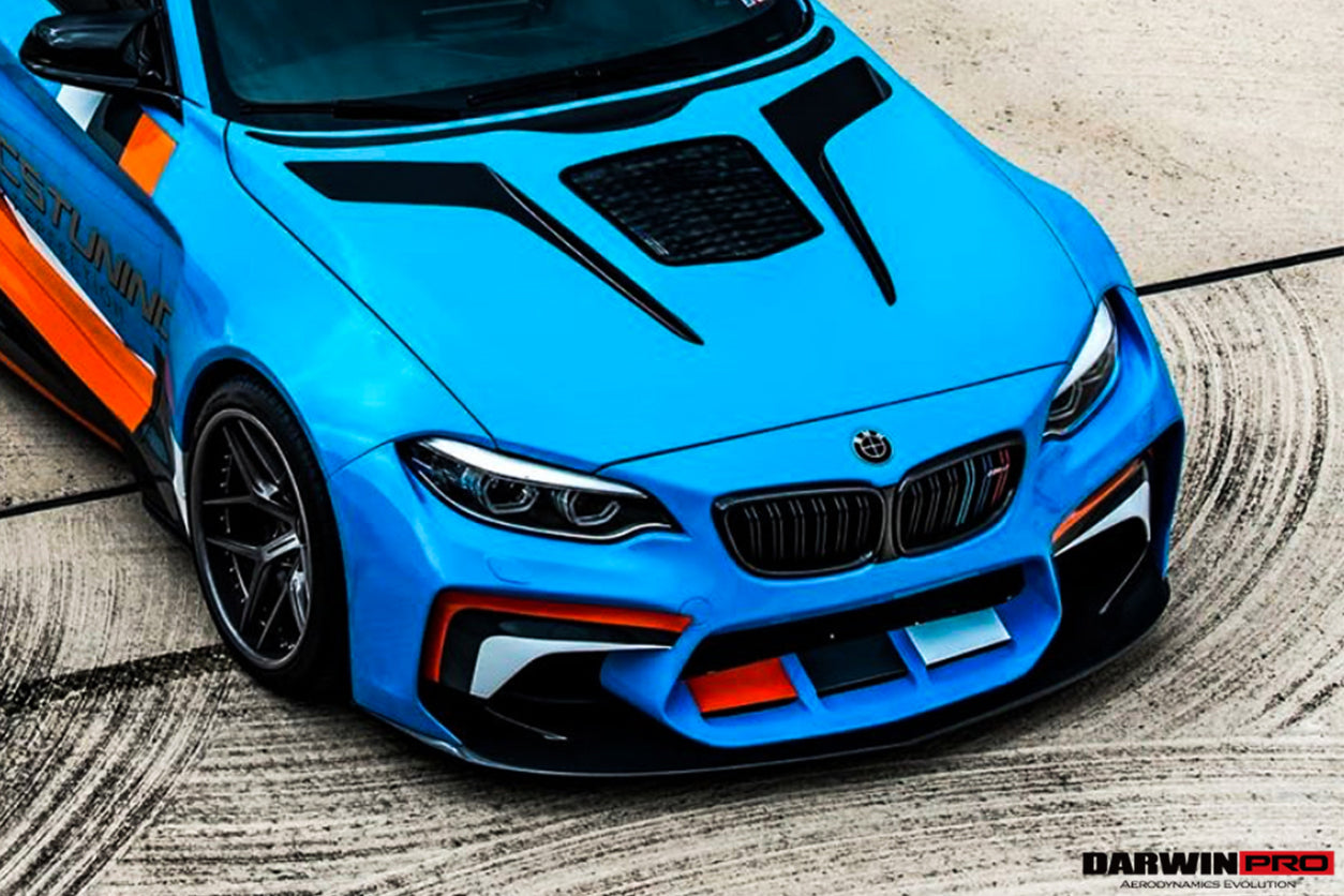 DarwinPRO 2014-2019 BMW 2 Series F22 VR Style Partial Carbon Fiber Wide Body Full Body Kit