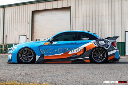DarwinPRO 2014-2019 BMW 2 Series F22 VR Style Partial Carbon Fiber Wide Body Full Body Kit