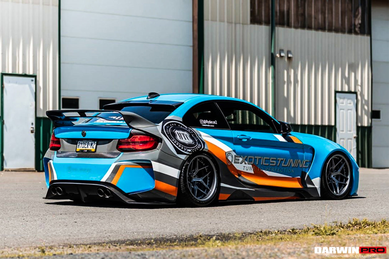 DarwinPRO 2014-2019 BMW 2 Series F22 VR Style Partial Carbon Fiber Wide Body Full Body Kit
