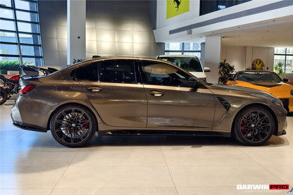 Alerón trasero de fibra de carbono DarwinPRO 2021-UP BMW M3 G80 Serie 3 G20 M4 G82 Serie 4 G22 estilo BKSSII con patas de alerón de aleación de aluminio