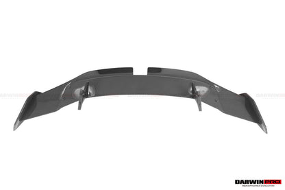 Alerón trasero de fibra de carbono DarwinPRO 2021-UP BMW M3 G80 Serie 3 G20 M4 G82 Serie 4 G22 estilo BKSSII con patas de alerón de aleación de aluminio