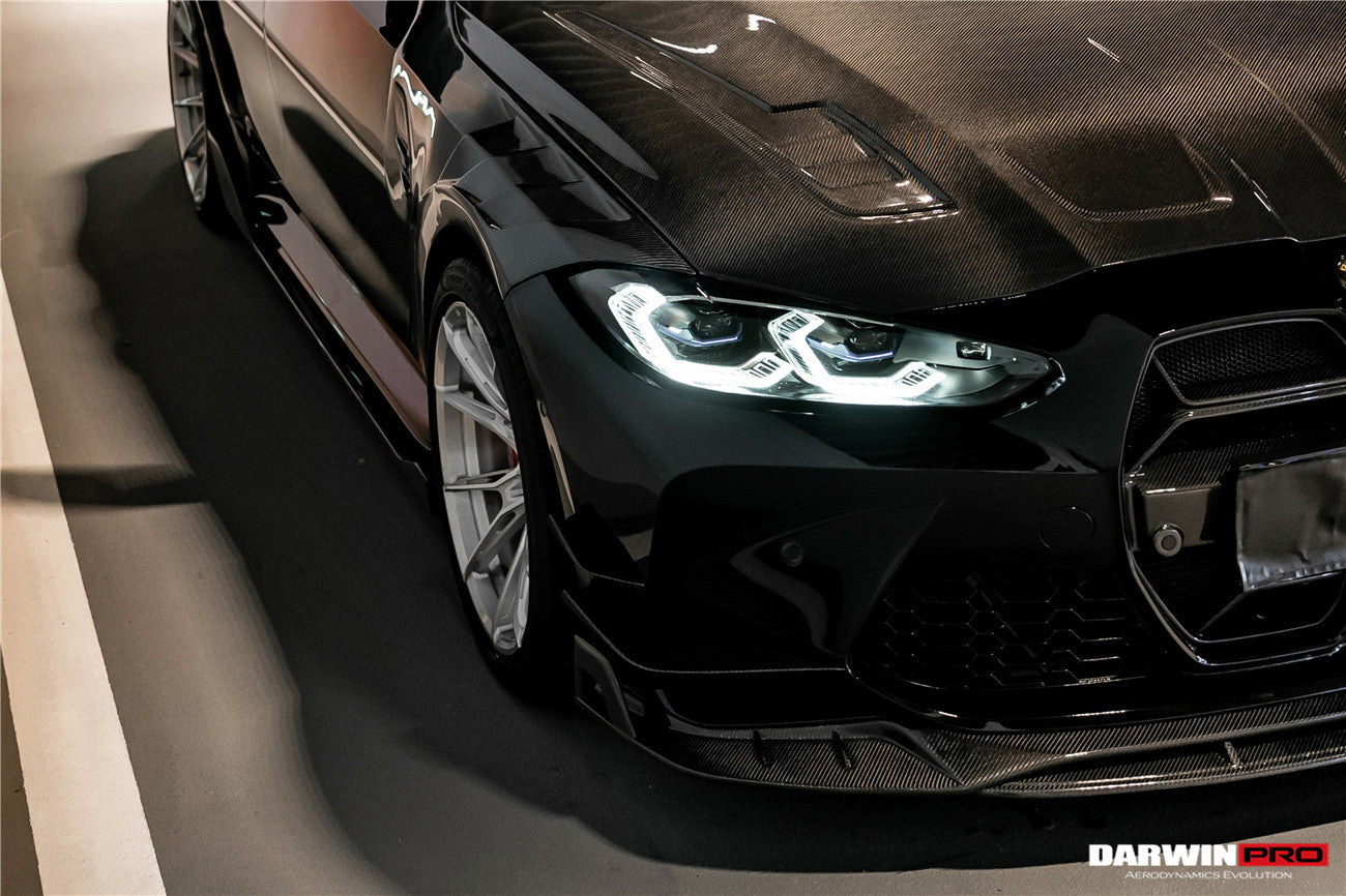 DarwinPRO 2021-UP BMW M3 G80 M4 G82 G83 BKSS Style Carbon Fiber Front Lip