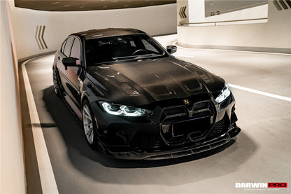 Capó de fibra de carbono DarwinPRO para BMW M3, G80, G81, M4, G82 y G83 estilo BKSSII (2021 en adelante)