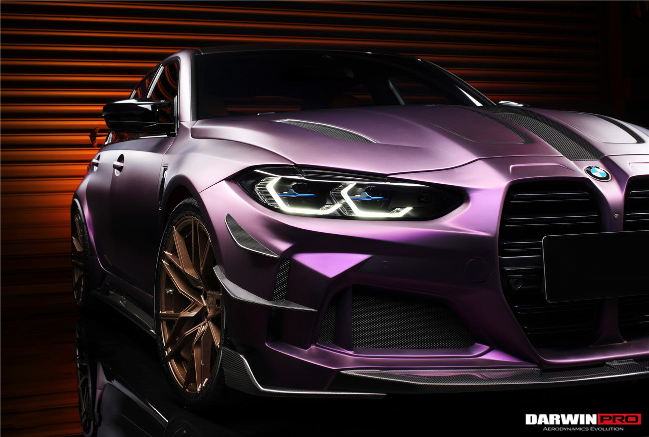Parachoques delantero, guardabarros delantero y faldones laterales DarwinPRO para BMW M3 G80 G81 BKSSII 2021-UP
