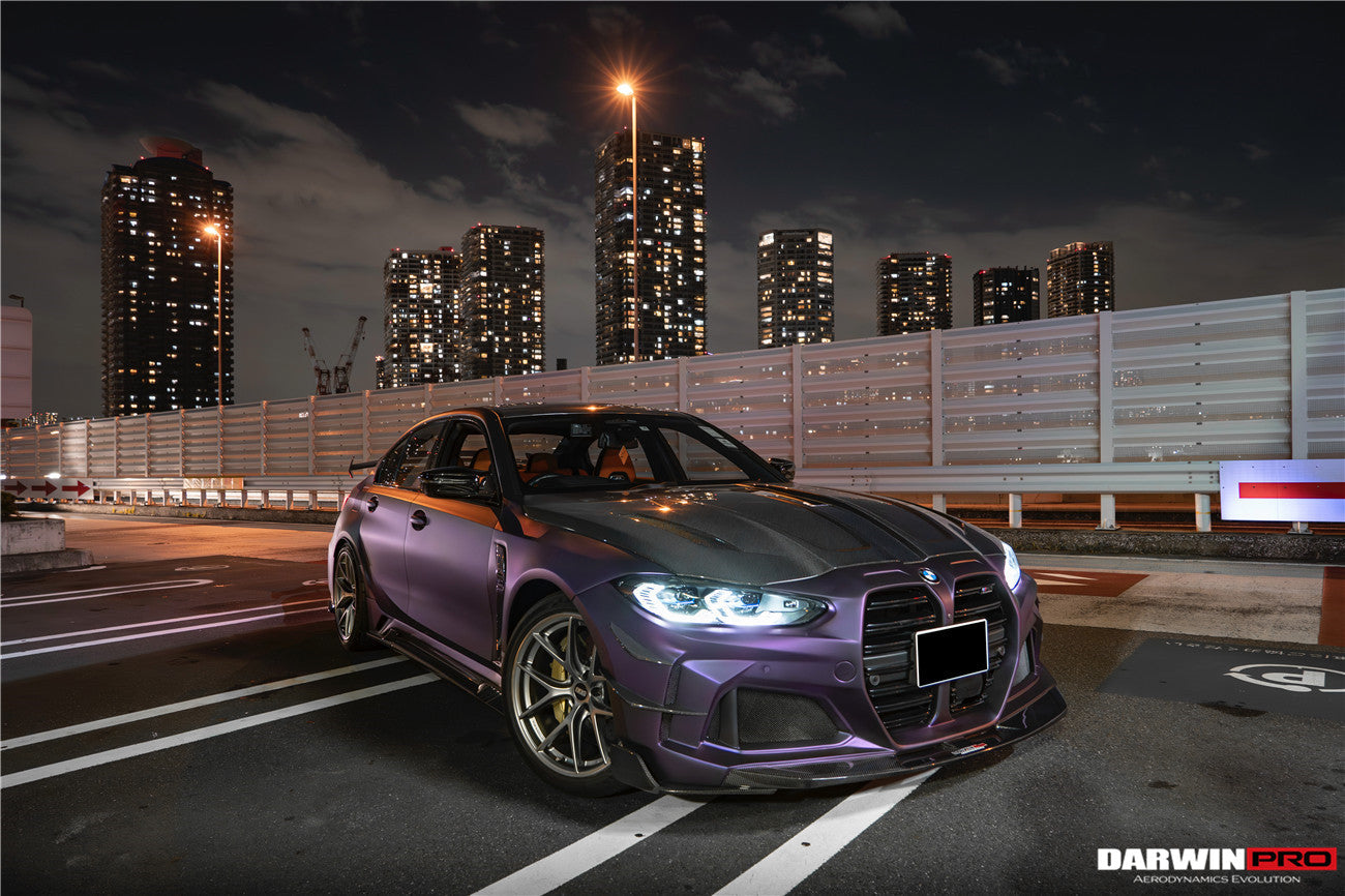 Parachoques delantero, guardabarros delantero y faldones laterales DarwinPRO para BMW M3 G80 G81 BKSSII 2021-UP