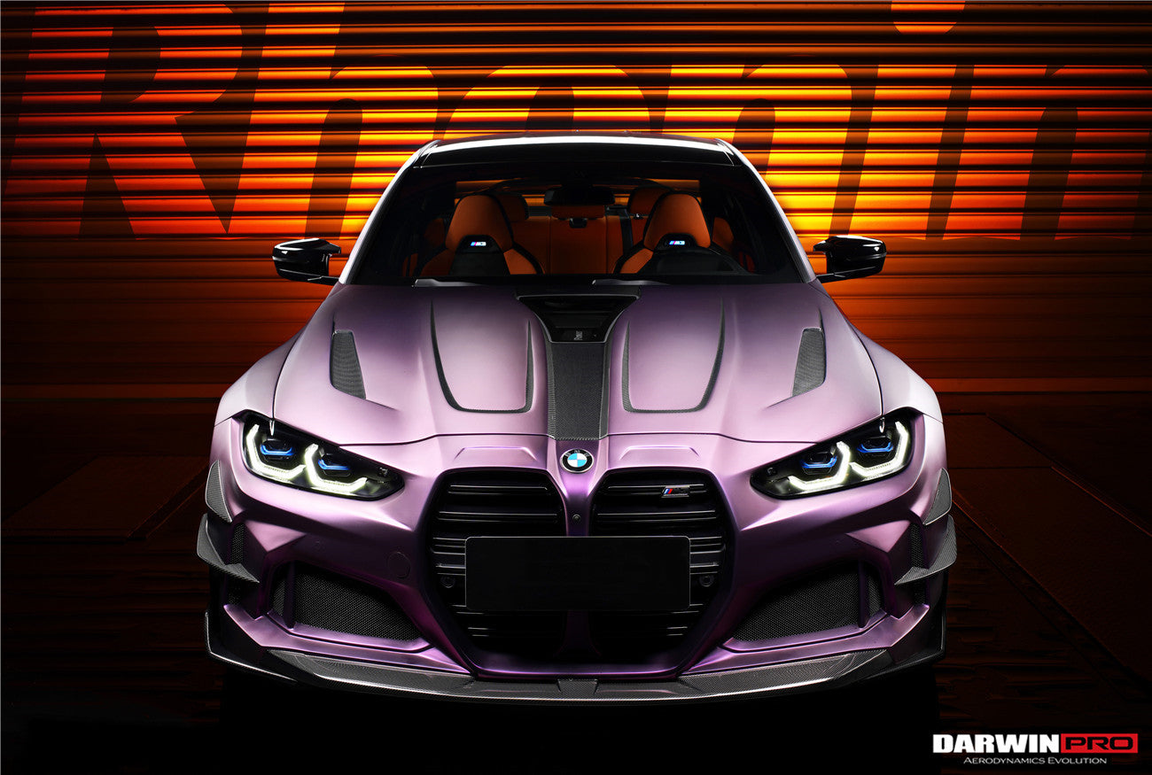 Parachoques delantero, guardabarros delantero y faldones laterales DarwinPRO para BMW M3 G80 G81 BKSSII 2021-UP